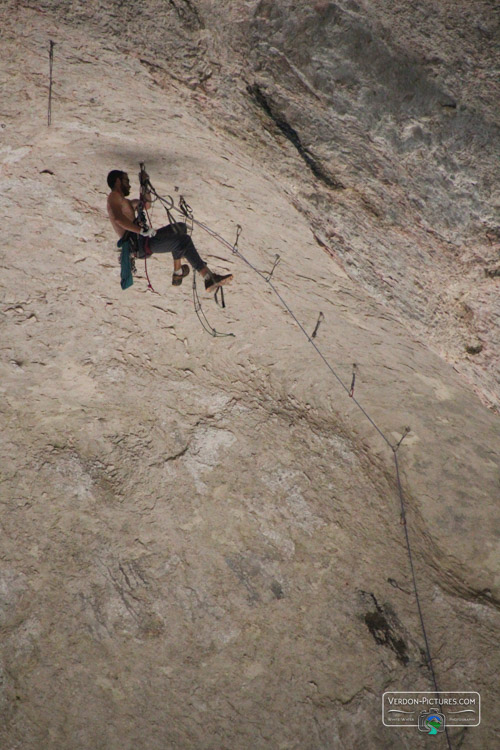 photo saut pendulaire verdon